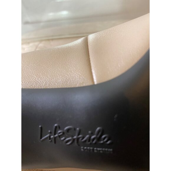 LifeStride Beige Closed Toe Pumps Vegan Leather 7.5 W - Picture 8 of 10